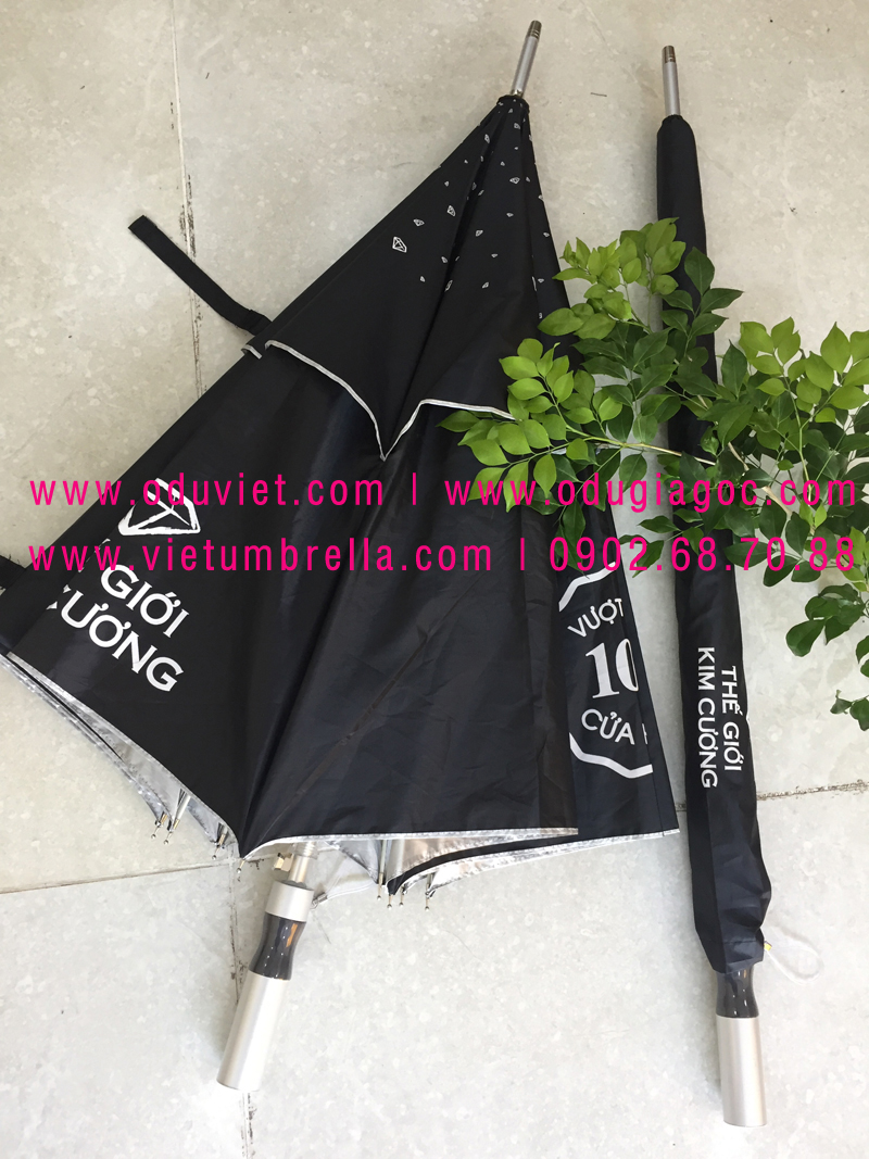 xưởng sản xuất ô dù cầm tay in logo quảng cáo